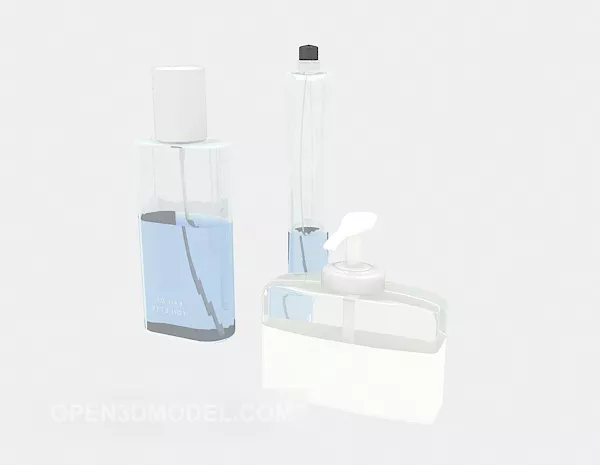 Washing Daily Necessities 3d model Washing Daily Necessities 3d model