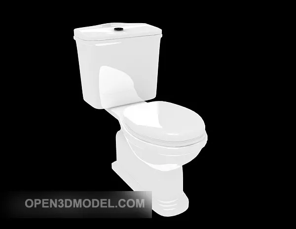Water Toilet Flush Unit 3d model Water Toilet Flush Unit 3d model
