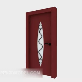 Door Wood Structure 3d model