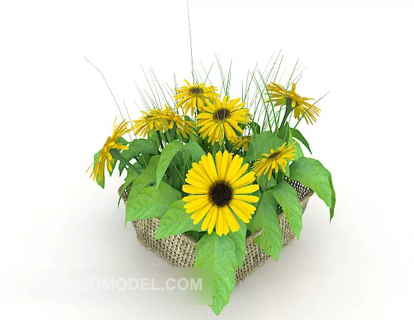Wine Basket 3d model