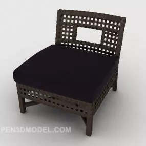Weaving Single Lounge Chair 3d model