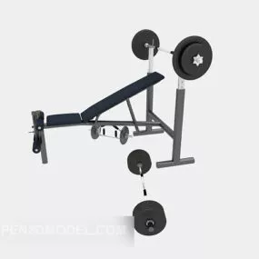 Weightlifting Fitness Equipment 3d model