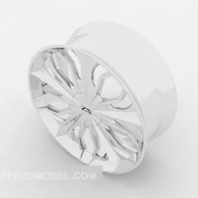 Wheel Car Aluminum 3d model