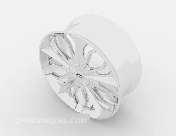 Standard Car Wheel 3d model