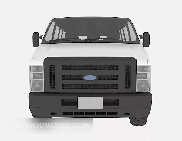 Hover Bus Futuristic Vehicle 3d model