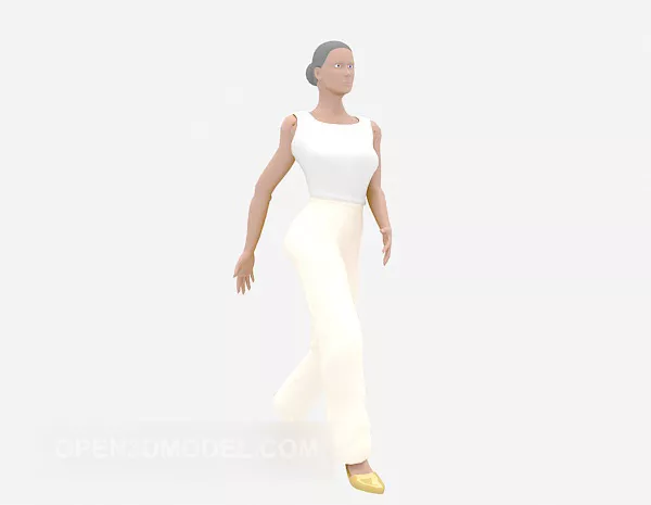 Realistic Woman 3d model