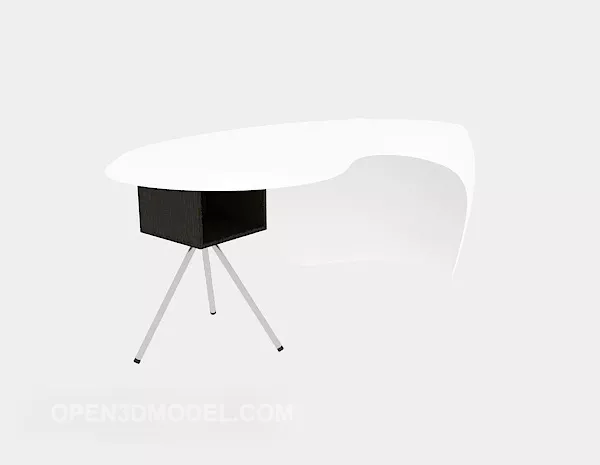 White Creative Coffee Table 3d model White Creative Coffee Table 3d model