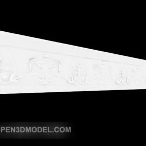 White European Style Corner 3d model