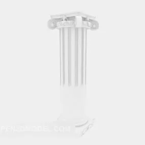 White European Classic Column 3d model
