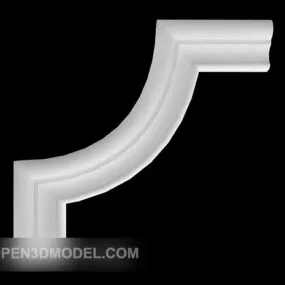 White European Corner Widget 3d model