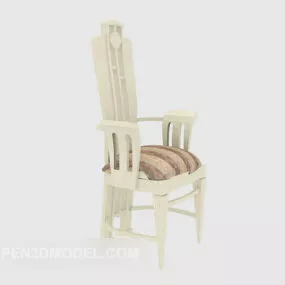 White European Dining Chair 3d model