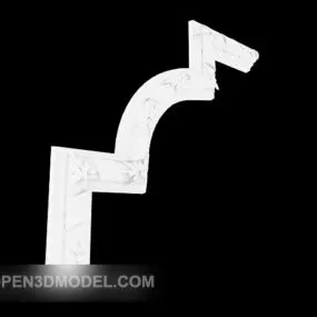 White European Home Corner 3d model