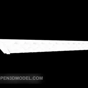 White European Minimalist Molding Corner 3d model