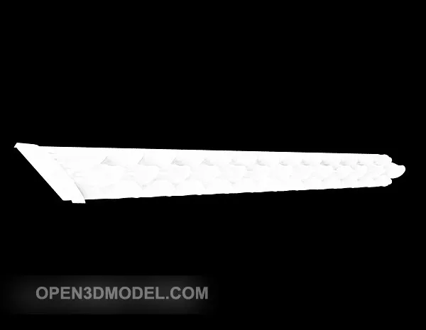 Temple Columns On Row 3d model