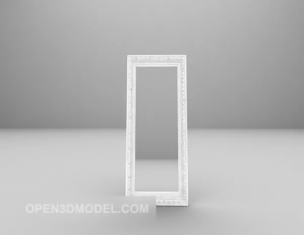 Mirror Ferro With Stand And Frame 3d model