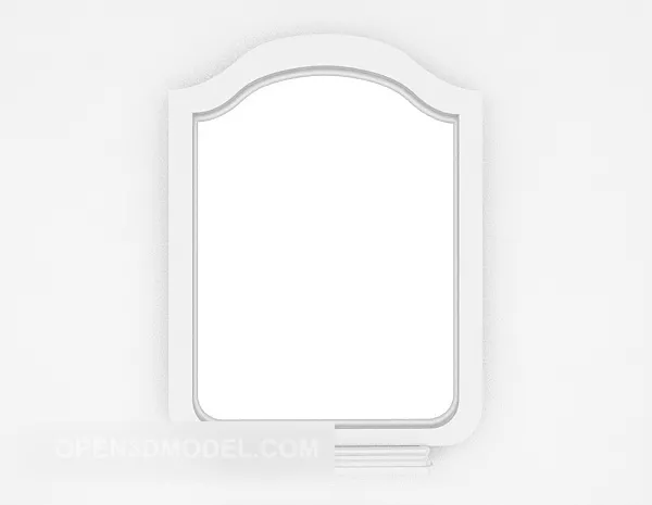 Mirror Frame Rectangular Mirror 3d model