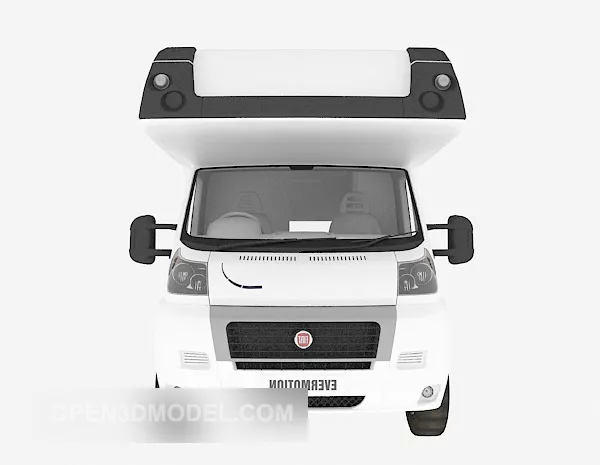 Semi Truck Lowpoly 3d model