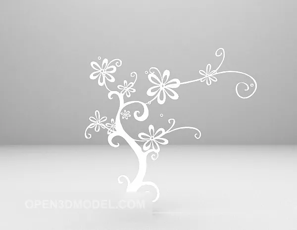 White Wall Painted Furniture 3d model White Wall Painted Furniture 3d model