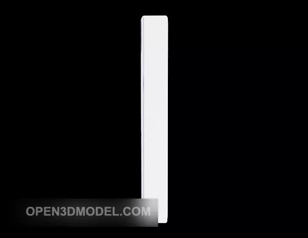 White Air Conditioning 3d model White Air Conditioning 3d model