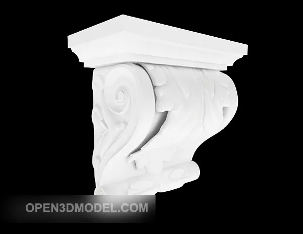 White Building Components Design 3d model White Building Components Design 3d model