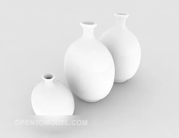 Small Wine Bottle 3d model