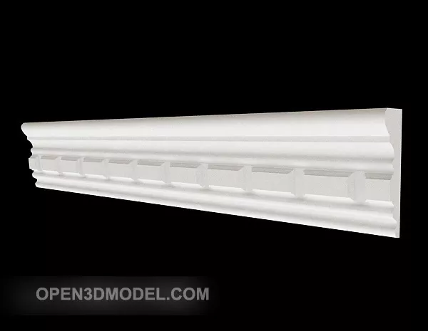 Line Twirl Shape 3d model