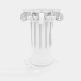 White Component Structure 3d model