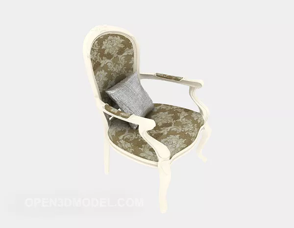 Rectangle Glass Top Dining Table 3d model