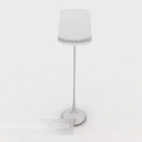 White Floor Lamp 3d model