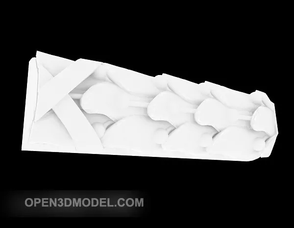Arc Pattern Plaster 3d model