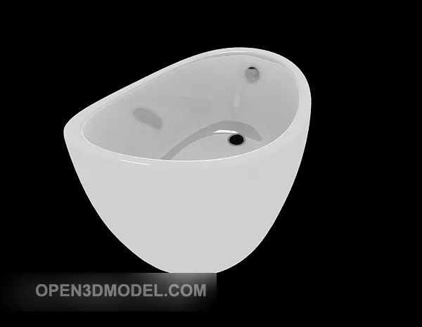 Bathtub Standard Size 3d model