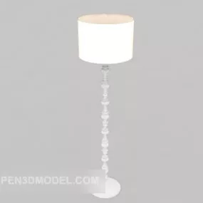 White Home Floor Lamp 3d model