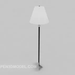 White Home Simple Floor Lamp 3d model
