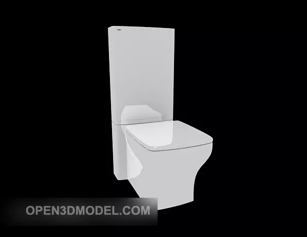 Sanitary Wash Basin Rectangular 3d model