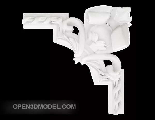 White Lace Widget 3d model White Lace Widget 3d model