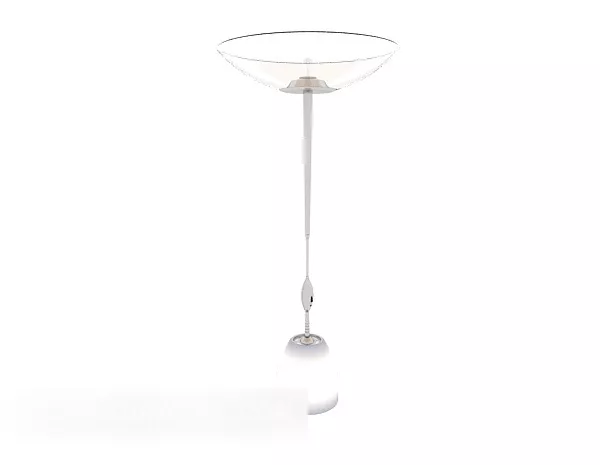 White Minimalist Home Chandelier 3d model White Minimalist Home Chandelier 3d model