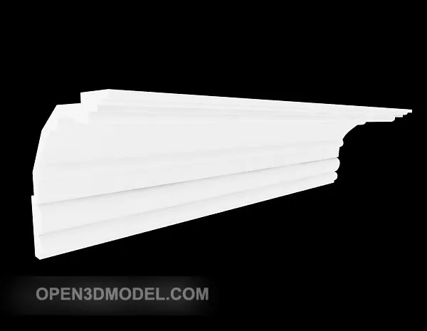 White Minimalist Indoor Component 3d model White Minimalist Indoor Component 3d model