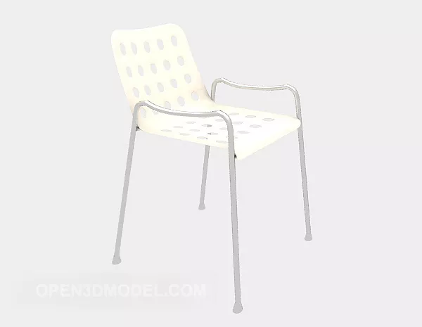 White Modern Lounge Chair 3d model White Modern Lounge Chair 3d model