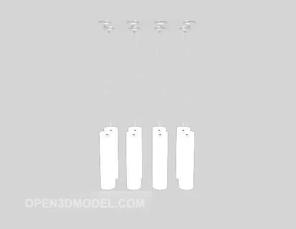 White Modern Minimalist 3d model White Modern Minimalist 3d model
