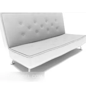 White Multi-seaters Sofa 3d model