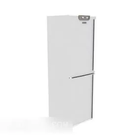 Refrigerator Two Doors White Color 3d model