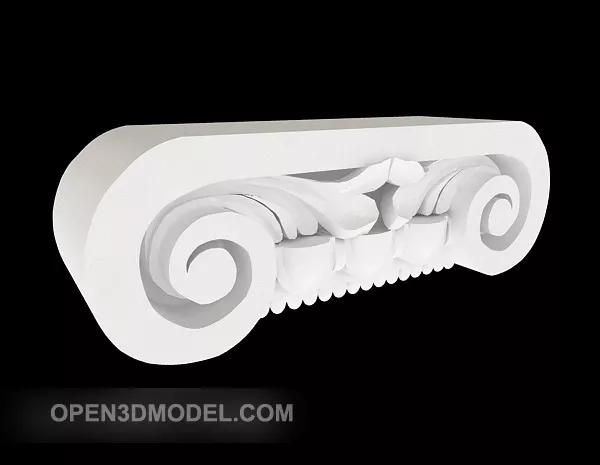 Construction Column Twist Pattern 3d model