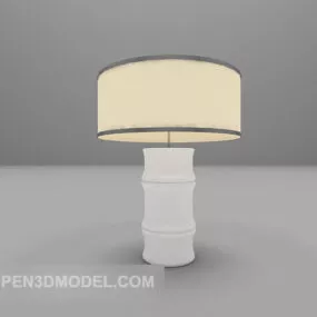 Minimalist White Table Lamp Furniture 3d model