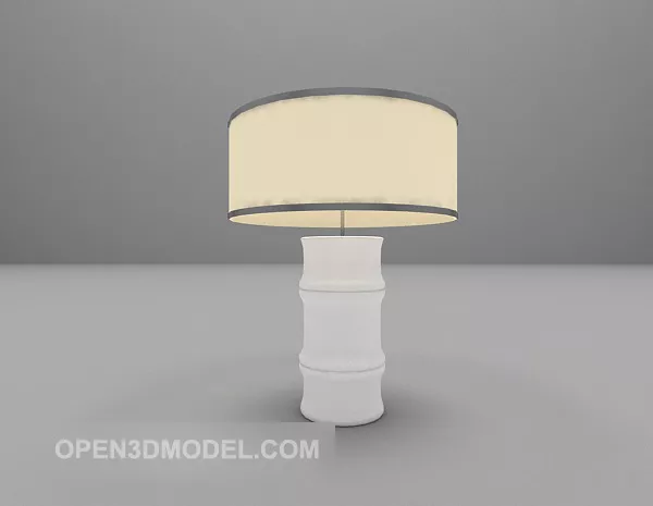 Minimalist White Table Lamp Furniture 3d model Minimalist White Table Lamp Furniture 3d model