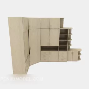 Whole Shoe Cabinet Wardrobe 3d model