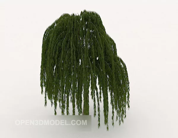 Garden Willow Tree 3d model Garden Willow Tree 3d model