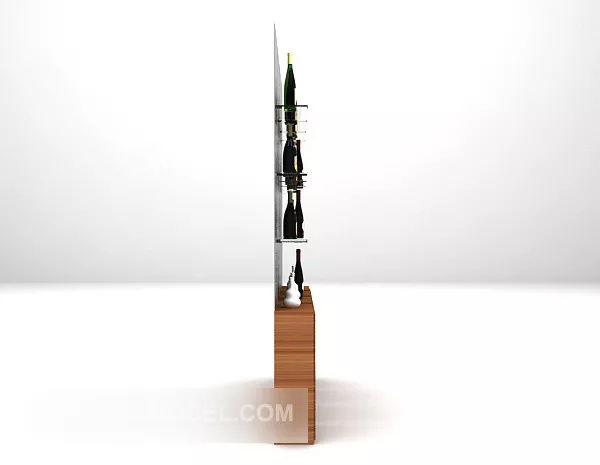 Full Rack With Dumbs 3d model