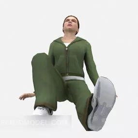 Yoga Women Character 3d model