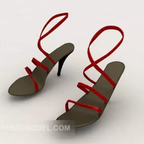 Women’s Simple High Heels 3d model