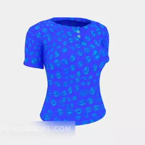 Women Sportswear Top 3d model